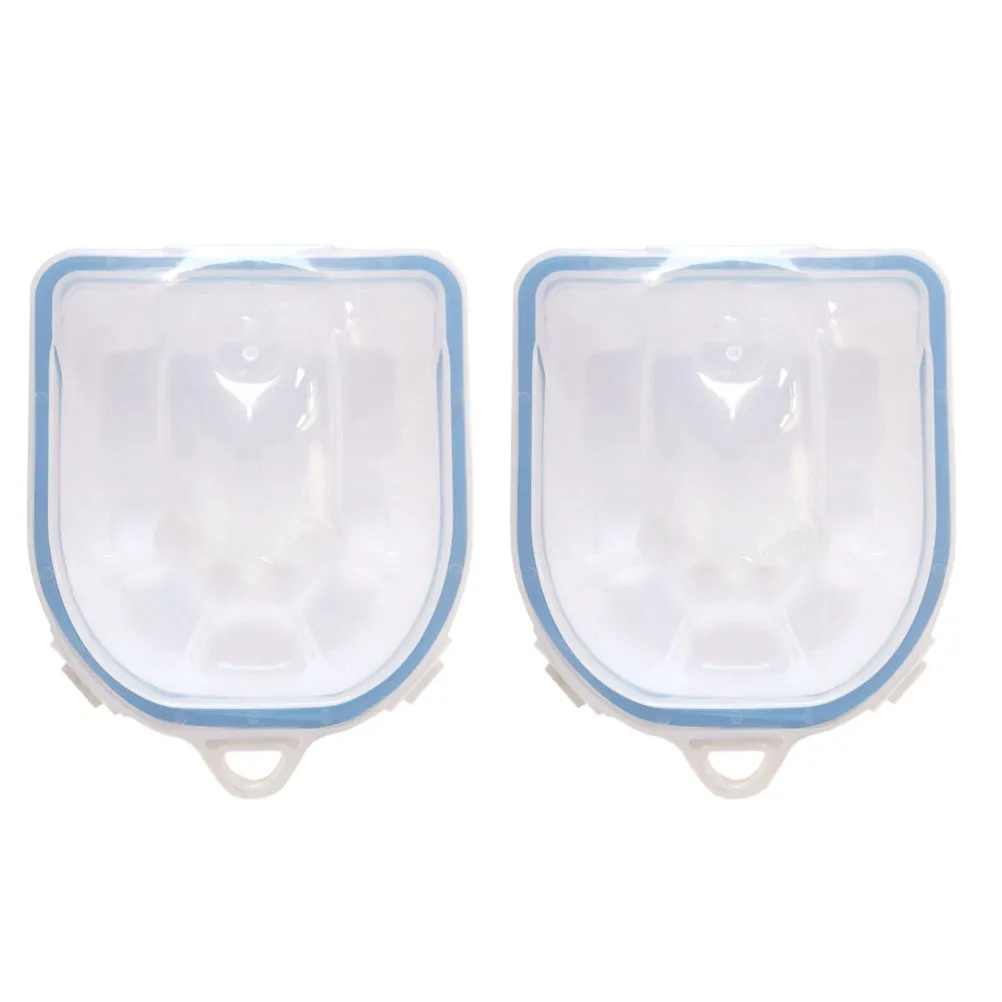 

2Pcs Premium PP Manicure Soak Bowl for Hand Care Nail Polish Removal Nail Art Polish Bowl Manicure Supplies Spa Tool