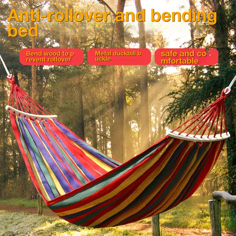 

Garden Hanging Double Stand With Single Portable Stand Backyard Travel Hammock Outdoor Camping Carry Beach Without Lightweight