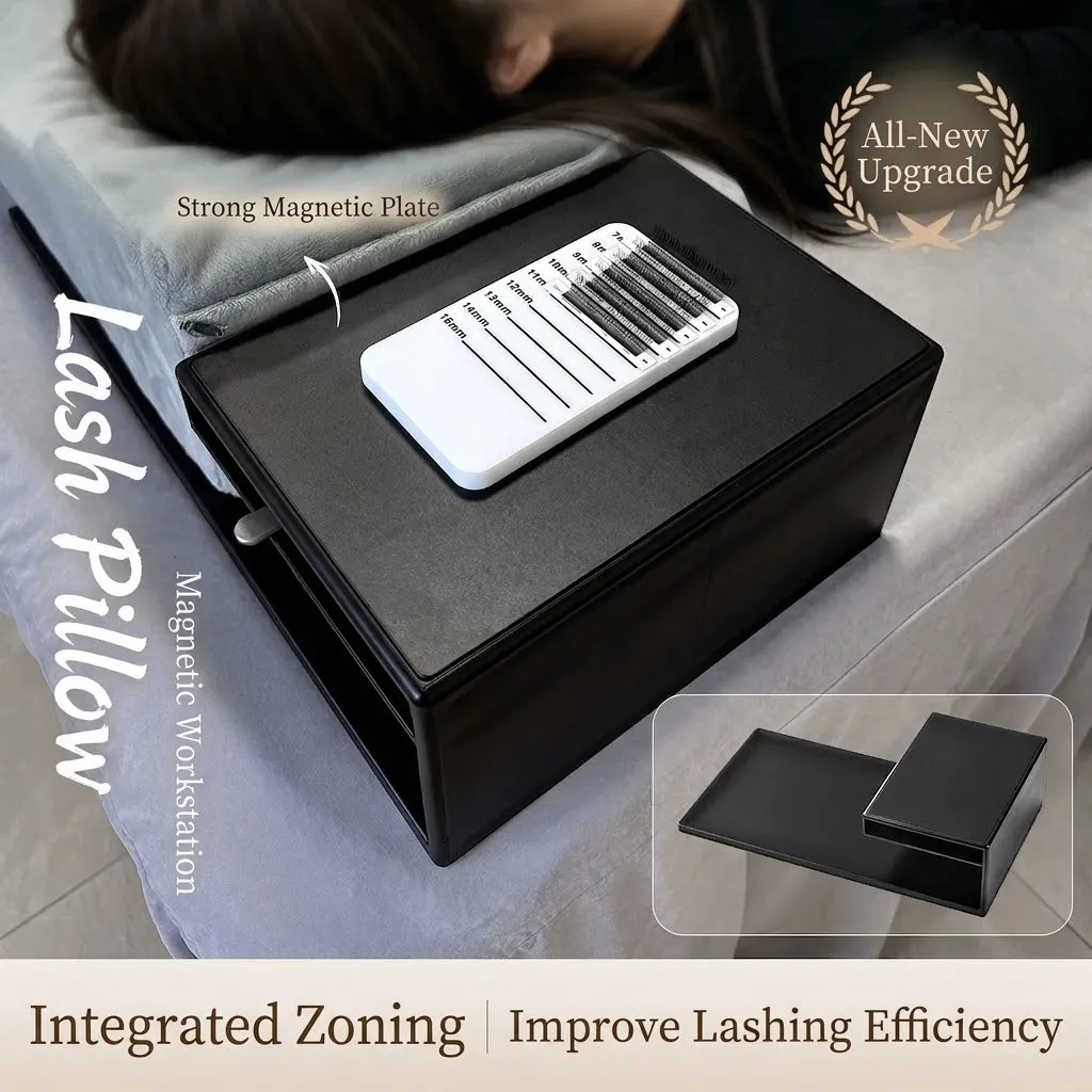 Eyelash Extension Salon - Magnetisch Wimperverlengingskussen & Verdikte Acrylplank Set