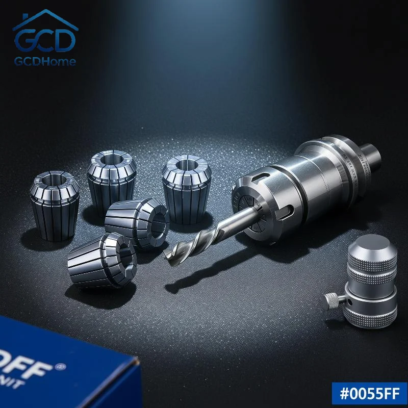 ER32 Spring Collet Chuck 0.005mm High Precision CNC Milling Clamp for Heavy Duty Metalworking Lathe Machining Work