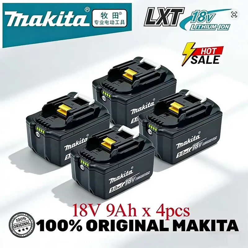 

Original Makita 18V Battery LXT 3.0Ah 6.0Ah 9.0Ah Lithium-Ion Replacement BL1860 BL1850 BL1860B Power Tool Battery