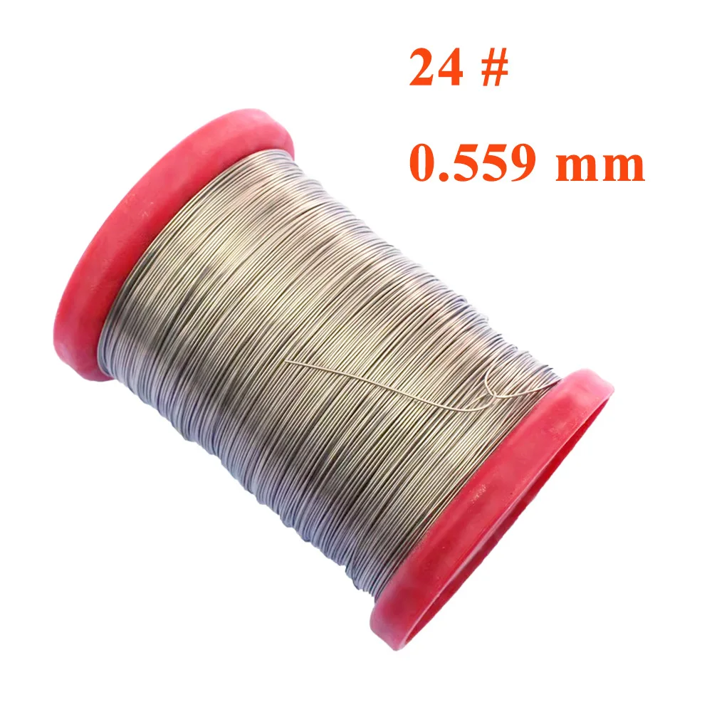 40 Pieces 500g Roll Stainless Steel Beehive Frame Wire 0.559mm Diameter Bee Frame Wire for Beeswax Foundation 20KG Total