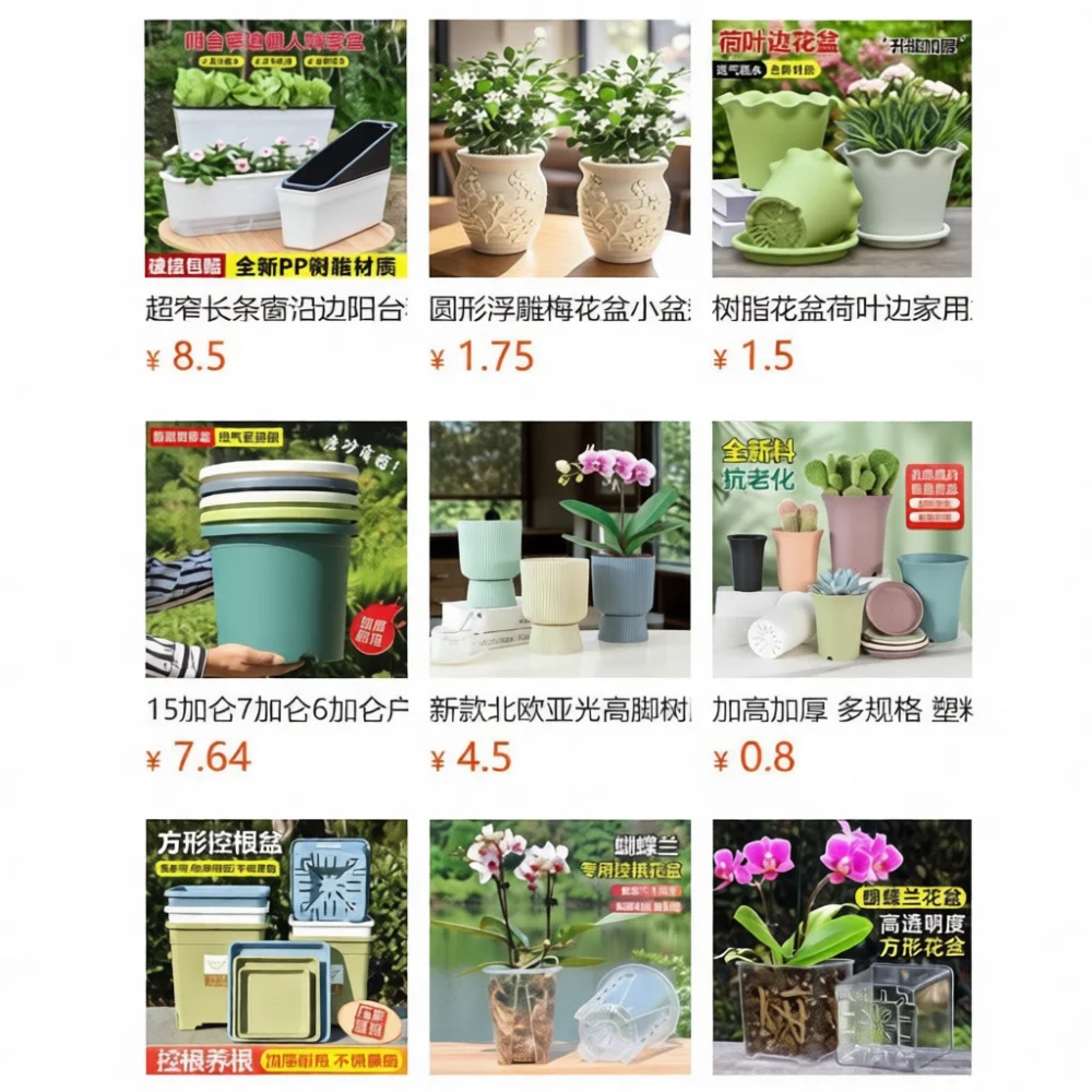 Clear Self Watering Flower Pot Round Lazy Planter Desktop Decor Plastic Hydroponic Basin For Home Office Greenery