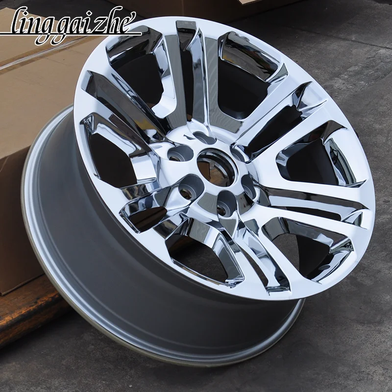 22*9 Chrome Wheels 6-139.7 for GMC YUKON SIERRA CANYON Chevrolet Silverado 1500 Pickup Colorado Chevrolet Silverado Tahoe Suburb