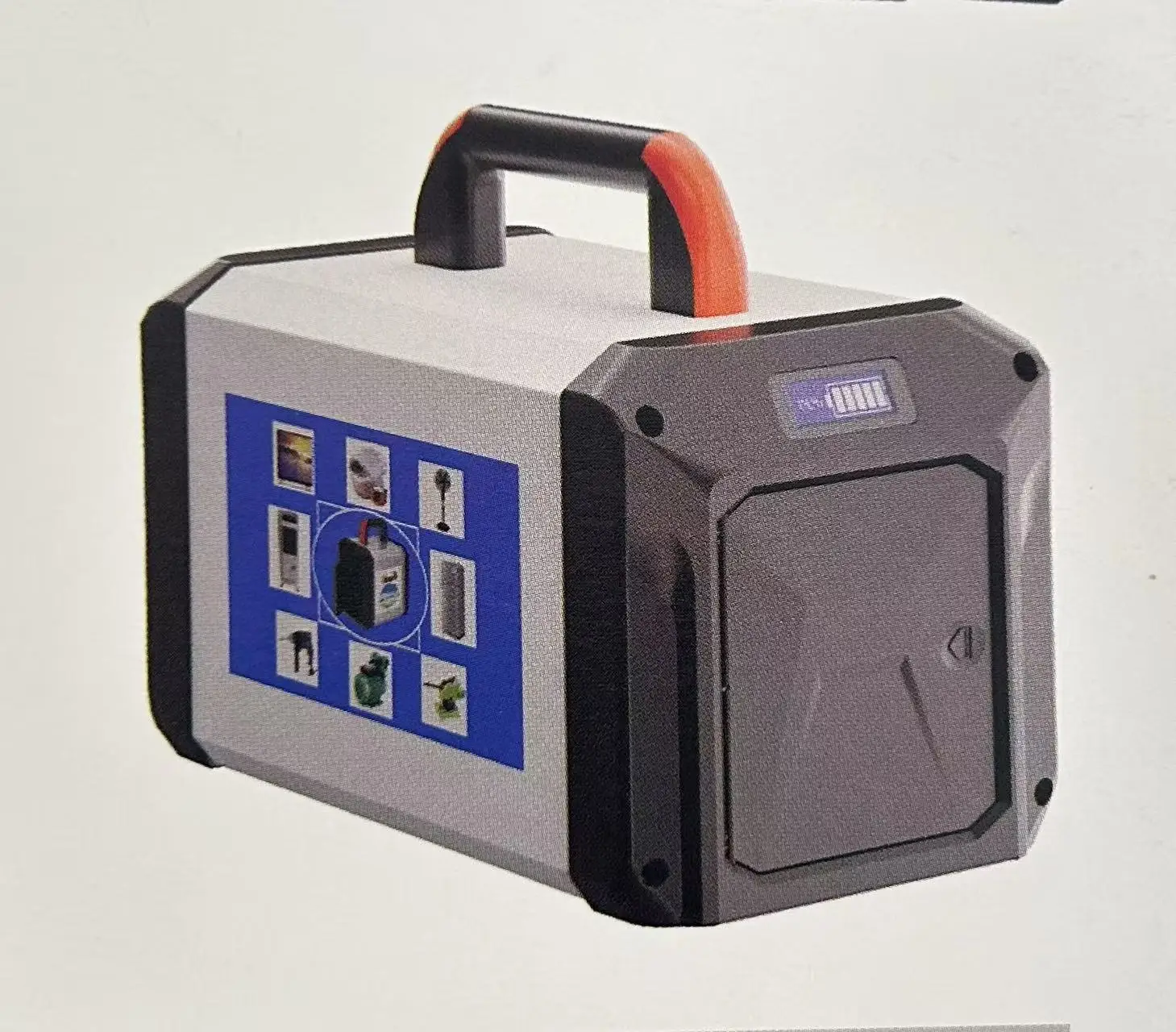 2200W 2048Wh Portable Lithium Power Station Jump Starter MPPT Solar Generator RV Backup Power Supply for Outdoor Camping