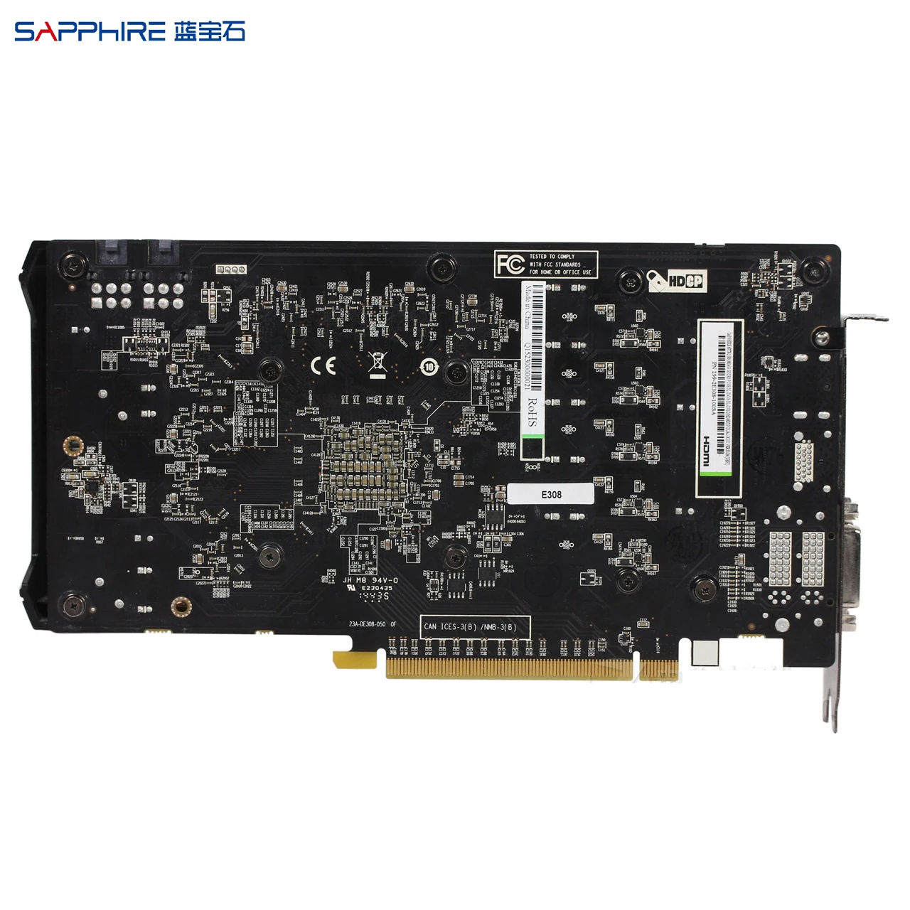 SAPPHIRE Graphics Cards R9 380 4G NITRO 256Bit GDDR5 Video Card for AMD R9 300 Cards 4GB R 9 380 4G DisplayPort HDMI DVI Used