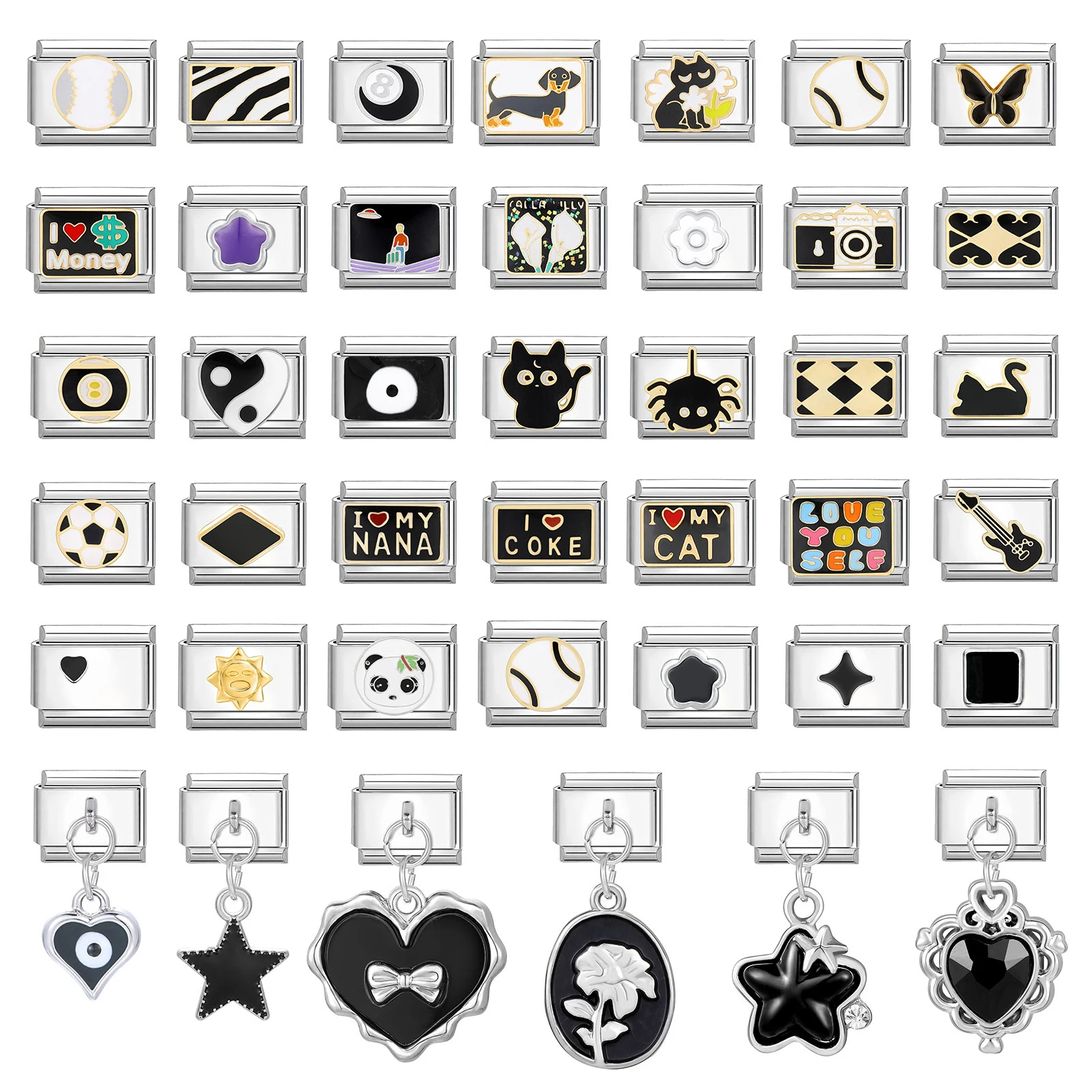 Футбольный-номер-66-love-you-dad-mom-Жена-Сердце-Итальянские-подвески-звенья-подходят-для-браслета-9-мм-Изготовление-ювелирных-изделий-своими-руками-Подарки-оптом