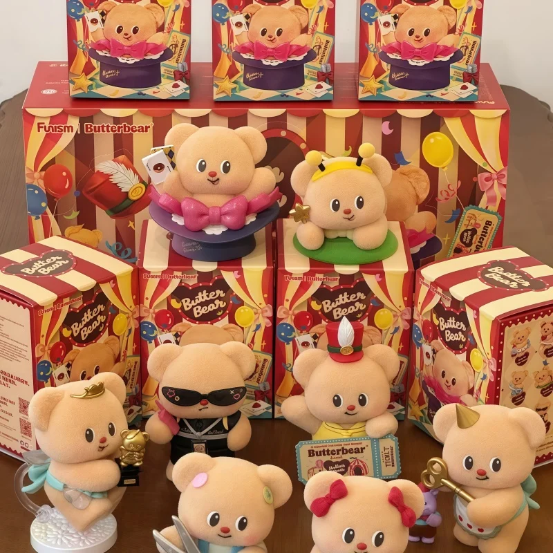 

Горячая новинка Butterbear Top Tier Team Series слепая коробка Caixa Caja куклы Mystery Box подарок настольный орнамент мультяшная модель