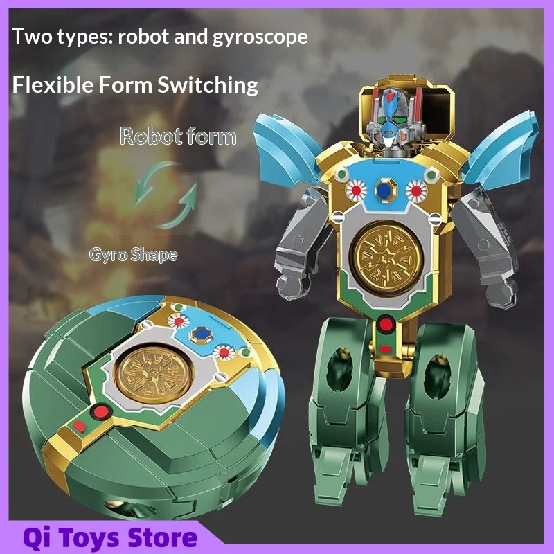 In Stock Deformable Robot Fidget Spinner Mechanical Finger Rotation Stress Relief Desktop Interactive Decompression Toy Gift