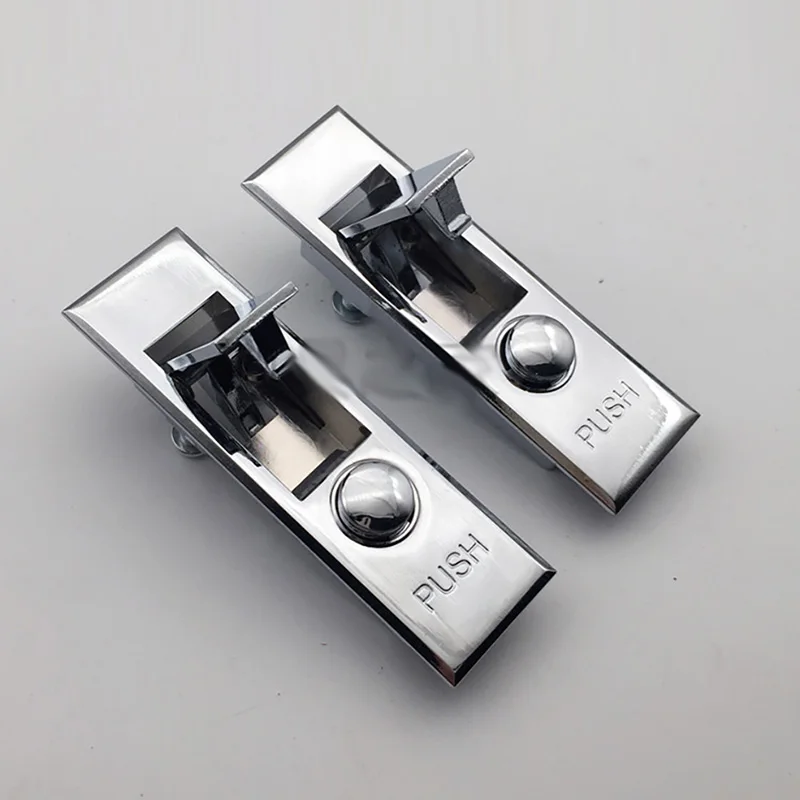 1PCS Electrical Cabinet Door Flat Lock Origin Button Spring Lock Fire Distribution Box Cabinet Door Lock Hardware Accessories