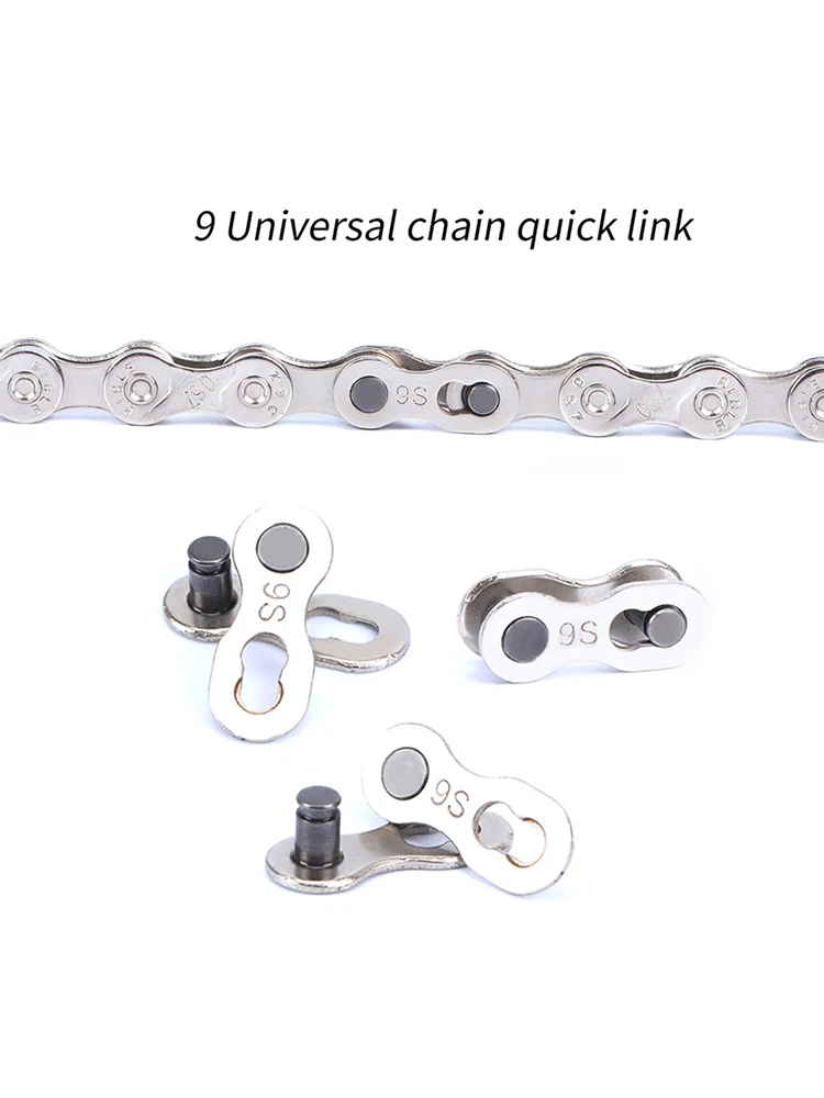 5 Set MTB Bicycle Chain Joint Magic Buckles Replacement Bike Quick Release Chain Link Connector Bicycle Parts Fittings