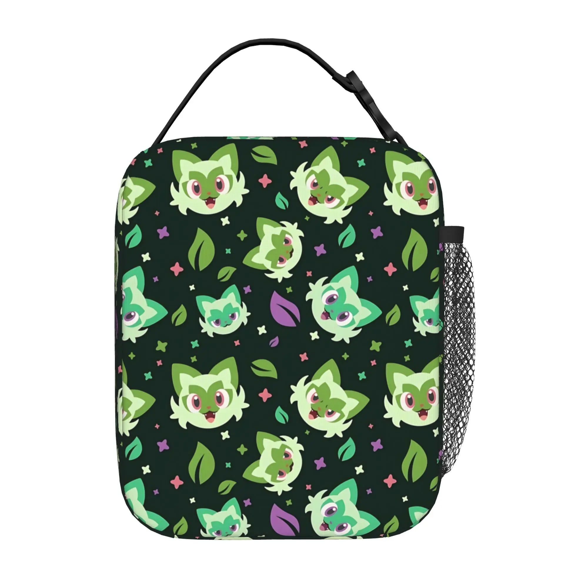 Cartoon Pokemon Theme Insulated Lunch Bag Ice Pack Rice Bag  bolsa Student Bento Lunch Handbag Insulation