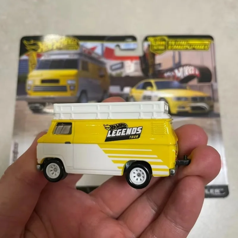 En Stock, equipo de transporte genuino Hot Wheels Legends Tour 2025 Bmw M3 Hw Rally Hauler 1:64, modelo de coche fundido a presión Premium, regalo genial para niño
