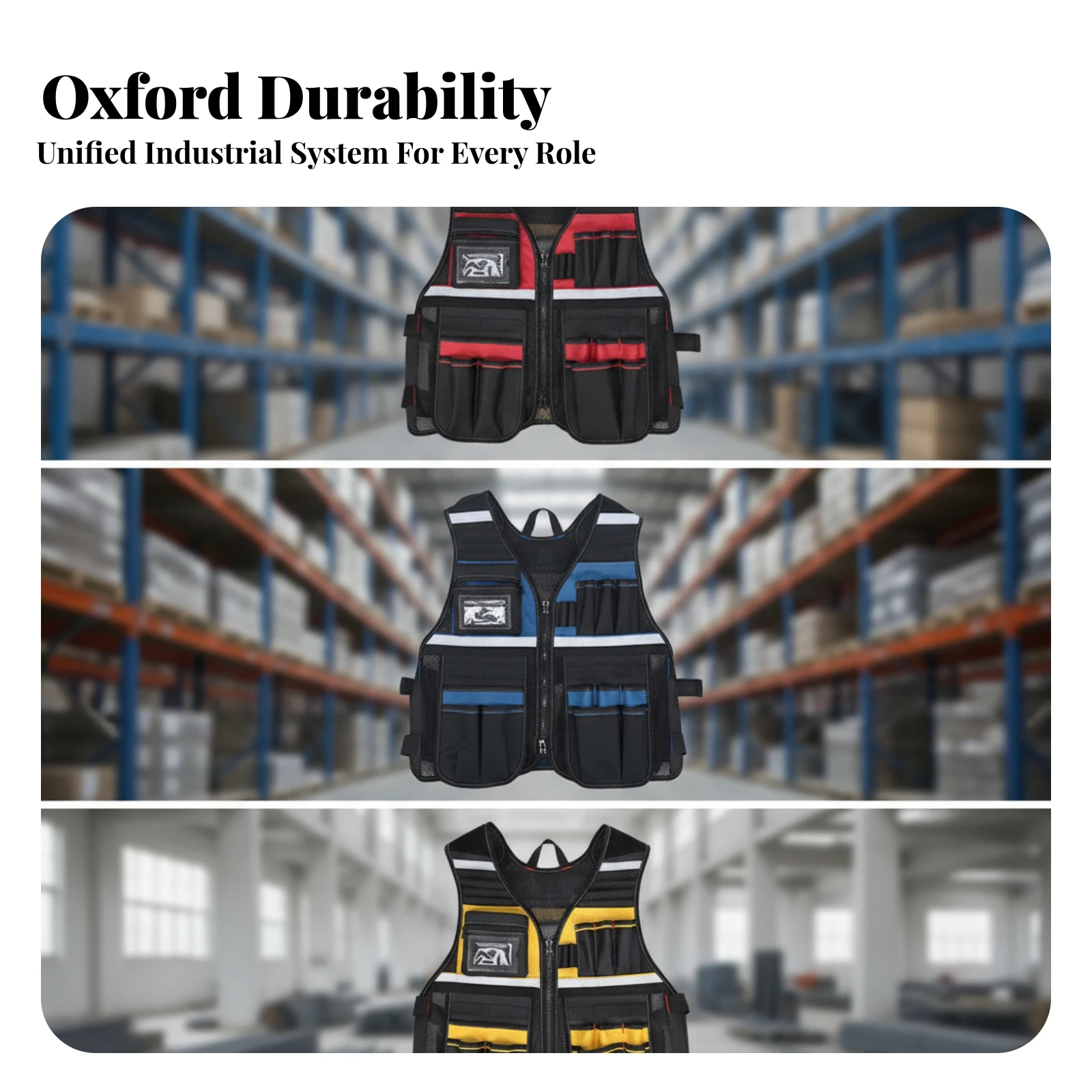 Work Tool Vest with Pockets Rugged Tool Vest with Pockets Long-Lasting Breathable for Construction Workers