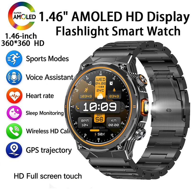 Men Outdoor Smart Watch 1.46