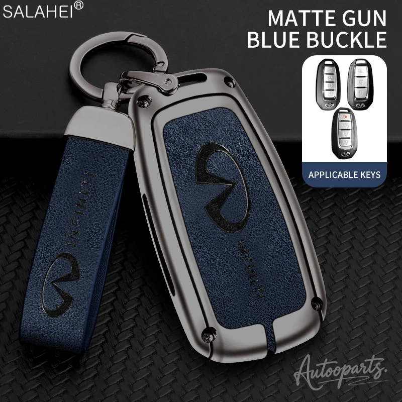 Smart Remote Car Key Case Cover For Infiniti Q50 Q60 Q70 QX50 QX60 QX70 G25 FX JX35 FX25 FX35 EX35 FX37 Car Keychain Accessories view 6
