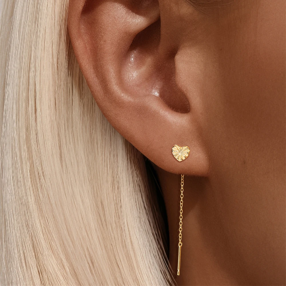 AIDE 1 Stück 925 Sterling Silber Ersatzteile Ketten Teil für Ohrstecker Piercing Creolen Tropfenohrring Damen Edlen Schmuck Geschenk – Detail 32