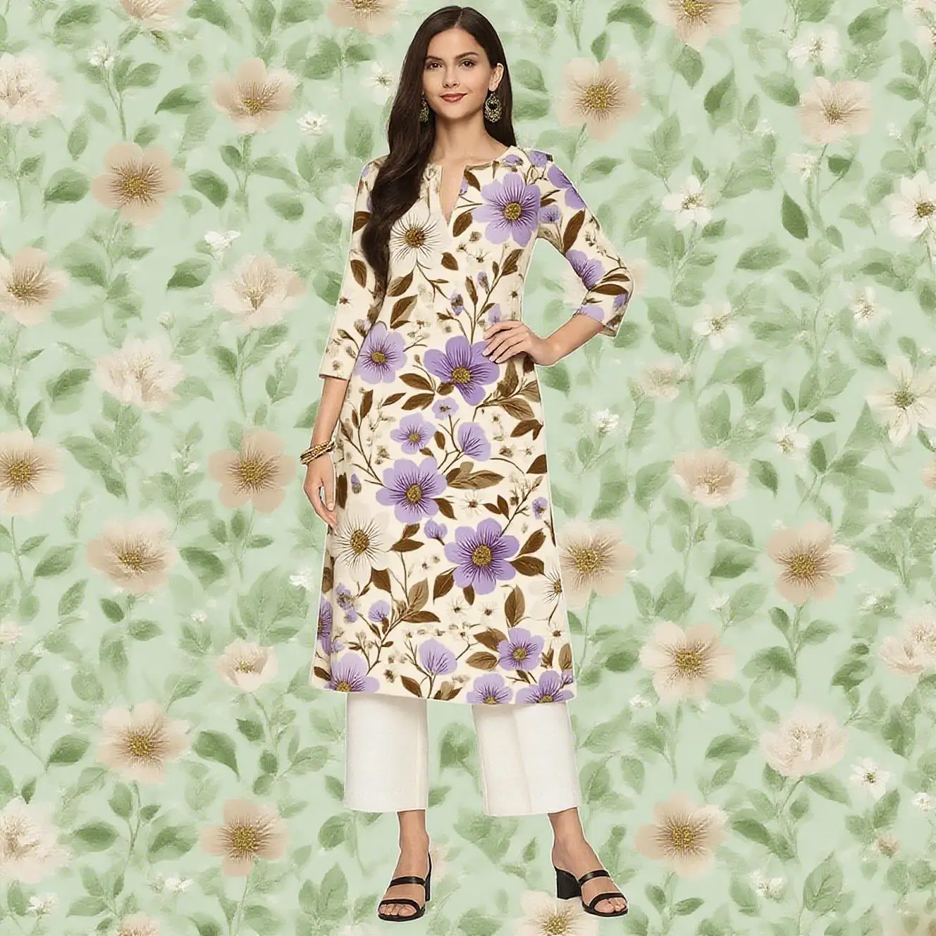 فستان نسائي كورت مسلم عصري مع أنبوب مستقيم تصميم كاجوال على الطراز الوطني أنماط عطلة مختلفة كورديش كليدر #4