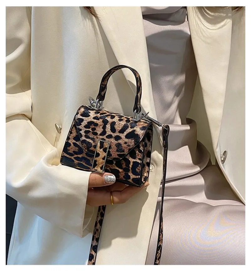 YOUDEYISI 2024 Summer Leopard Print Handbag Personalized Small Square Bag Commuter Versatile Shoulder Messenger Women\'s Bag