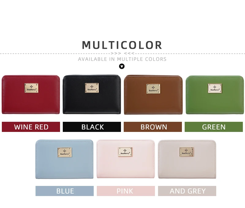 High-Quality New Women's Short Wallet High Capacity Card Clips Simple Zipper Coin Pocket Photo Holder Wallet for Girls