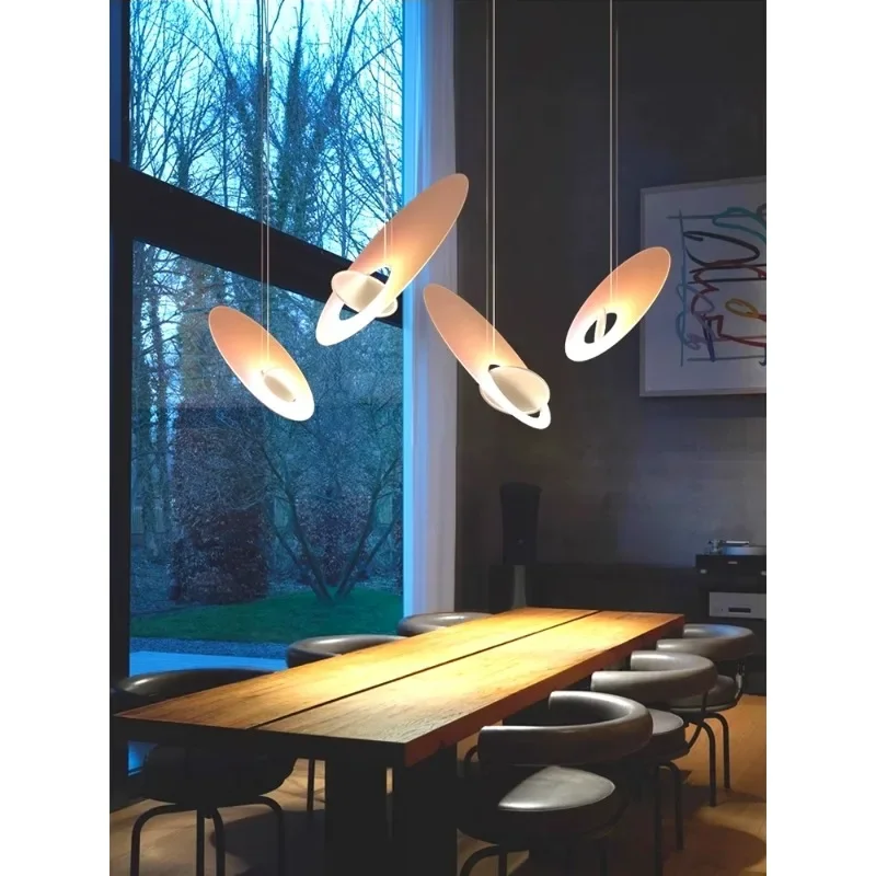 

Galaxy Satellite UFO Restaurant Bar Chandelier, Designer Simple Art Homestay Bar Model Room Restaurant Light