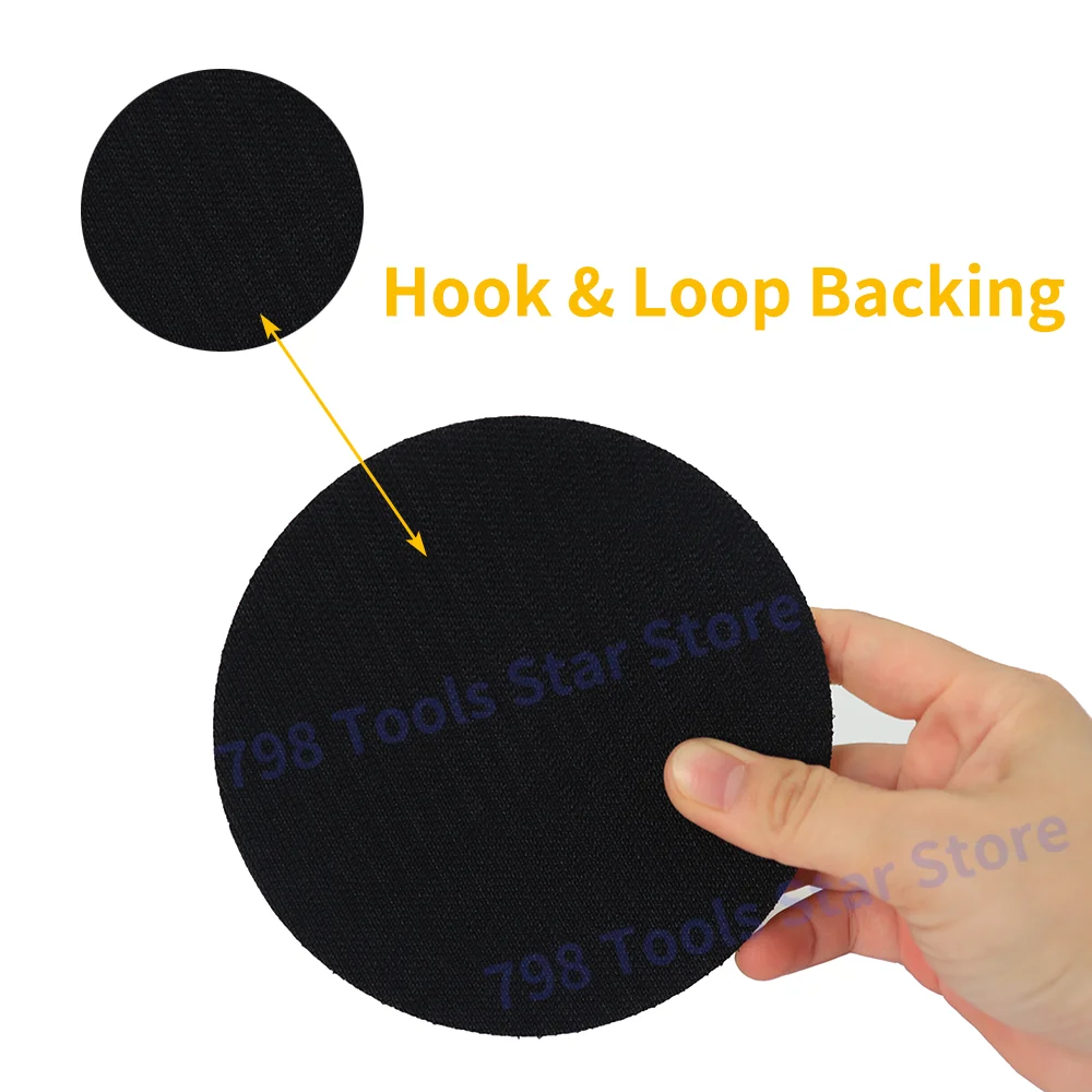 Imagem -04 - Hook And Loop Backing Plate Pad da Random Orbital Sander Polisher Backing Placas para Lixamento Polimento Polegadas 16 Polegadas 24 Thread Pcs