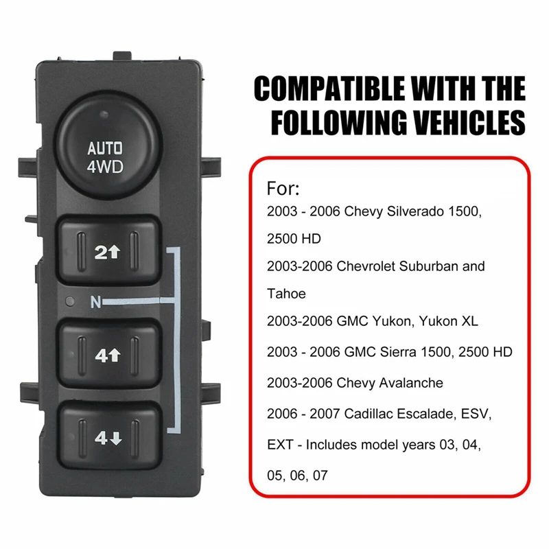 

Переключатель 15136039 19259313 для Chevrolet Tahoe Suburban GMC Sierra Silverado Cadillac