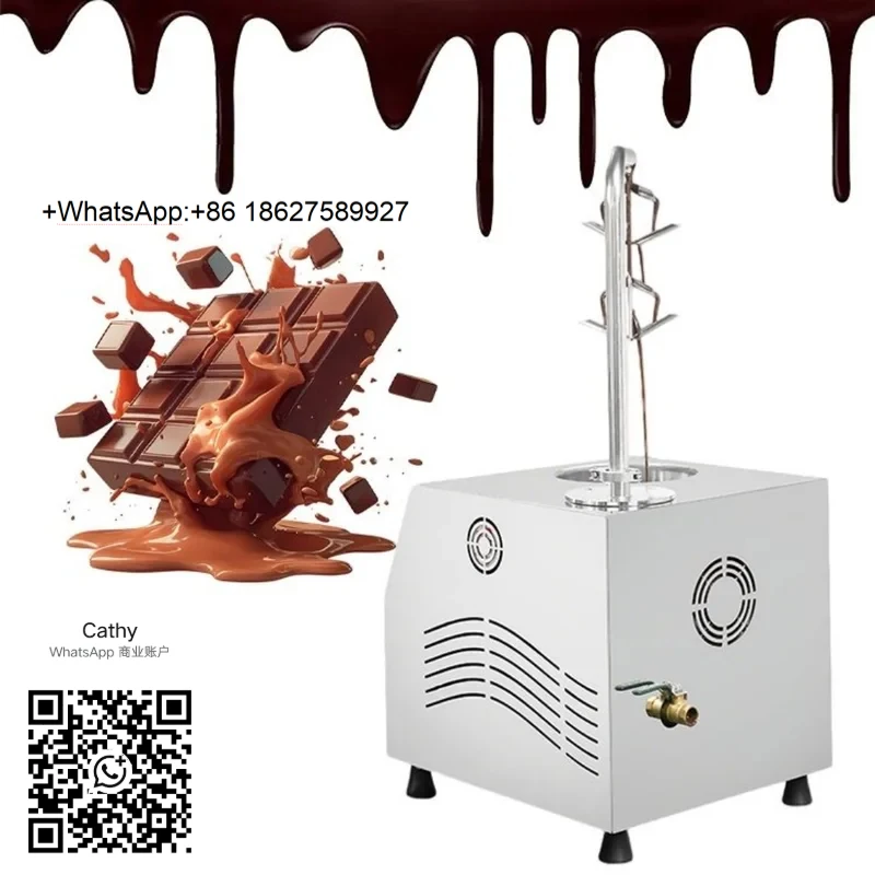 

1000W 5.5L 304 Stainless Steel Fully Automatic Chocolate Tempering Dispenser Catering Service Equipment