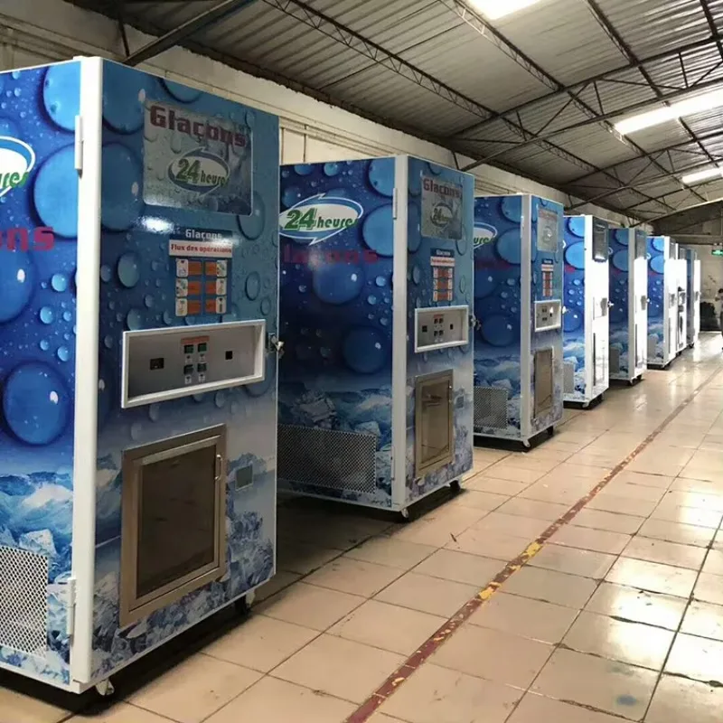 التجارية الخدمة الذاتية التلقائي 900 كجم 24 ساعة الصف آلة صنع مكعبات الثلج آلة بيع #3