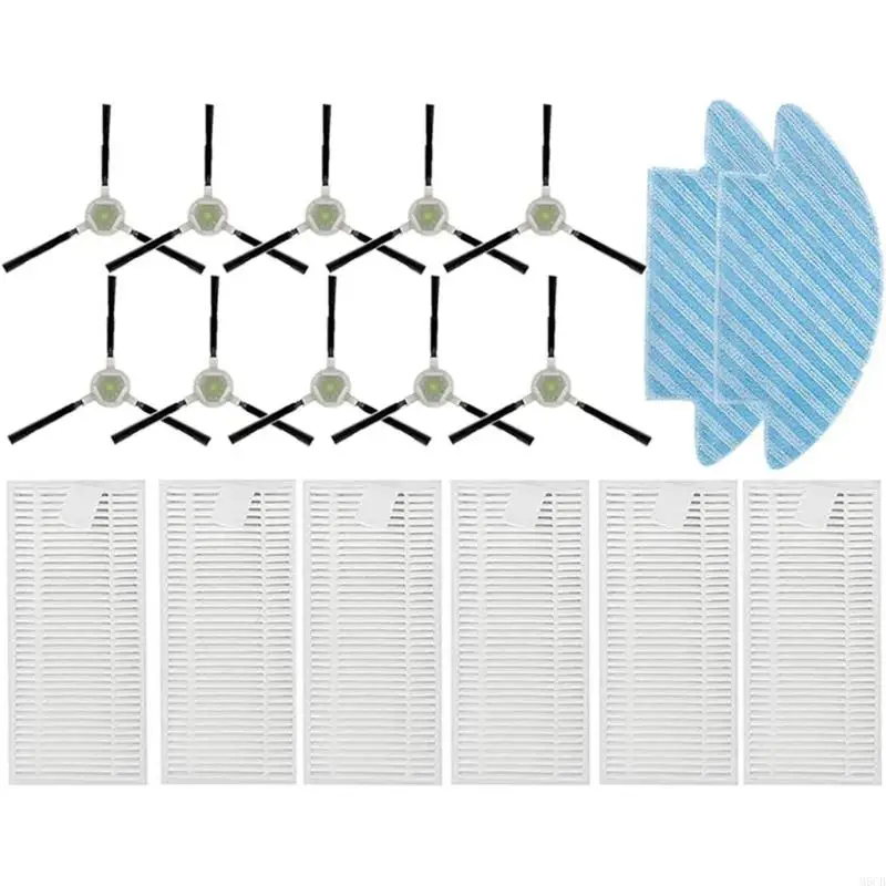 M6CB MOP Pad Side Brush Side Score CLOBOT Phụ kiện thay thế Bộ lọc vật liệu nhựa cho LEFANT M210B M210S M210B