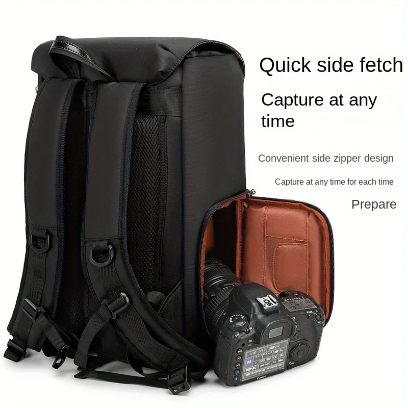 Multifunctional Fashion Waterproof Camera Bag Laptop Photography Bag Backpack