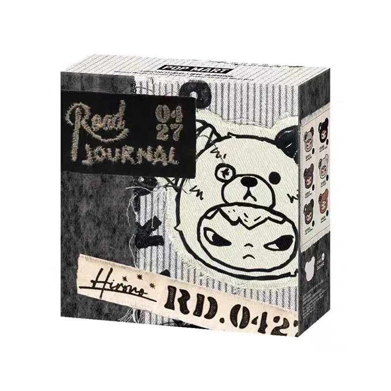 

POPMART HIRONO Road Journal Series Fridge Magnets Blind Box Home Accessories Cute Trend Collection Surprised Toys Gifts