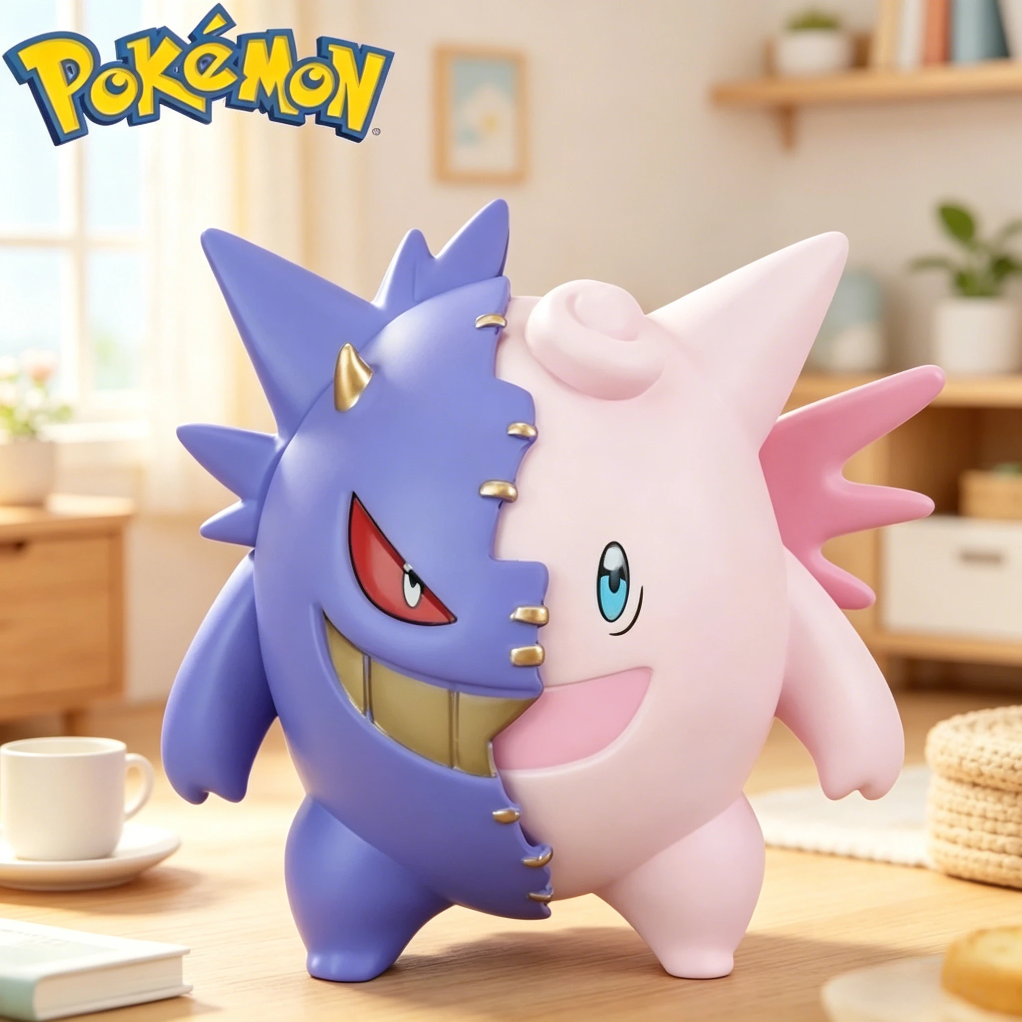 

Фигурки Pokemon 7,5 см/2,95 дюйма: Генгар и Клефабл, коллекционные модели из ПВХ, очаровательные игрушки для детей, подарки на праздники