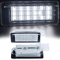 2x Free Error LED Rear Number Plate Lamp For Renault Clio Espace Fluence Laguna Latitude Grand Modus Zoe Scenic Car Styling