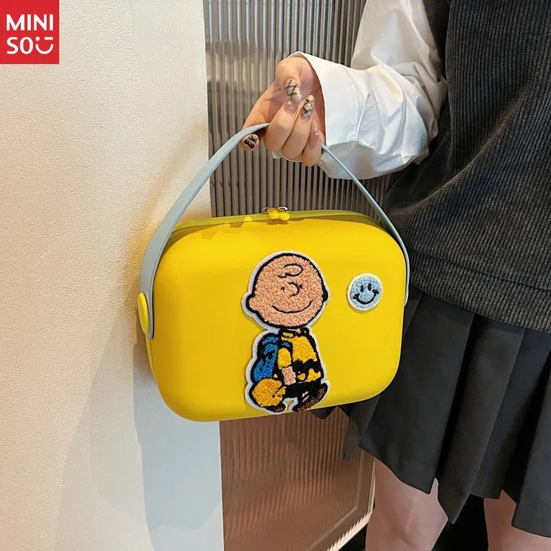 Miniso Dopamine Hello Kitty Makeup Bag, Ins Fashion Portable Toiletry Case for Travel