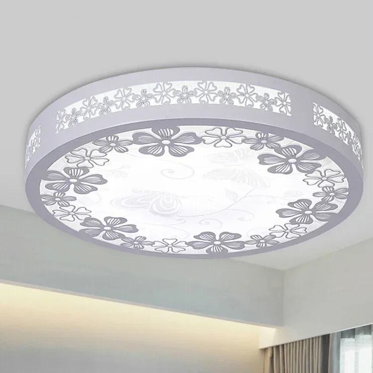 New Style Wooden Led Ceiling Light D350 24W AC85~265V Bedroom Ceiling Lamp Modern indoor Brief Dining Room Free Shipping