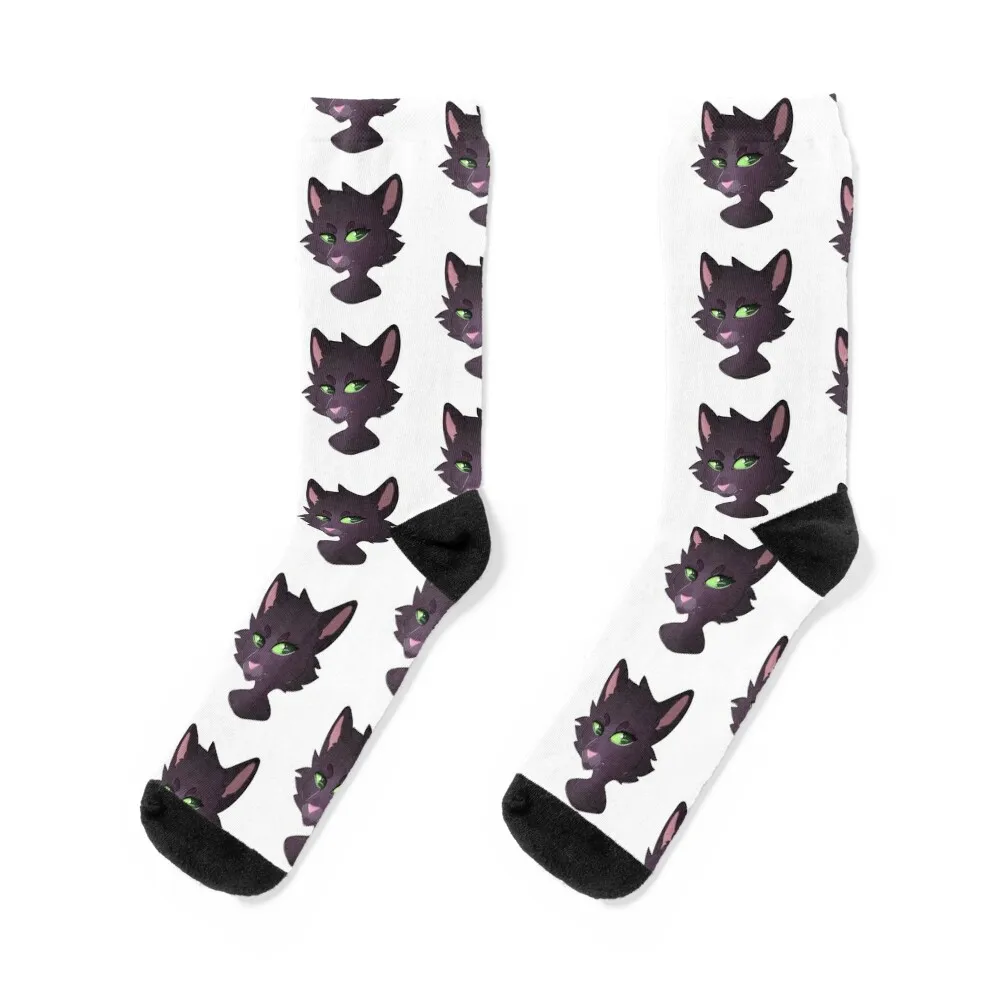 Hollyleaf Warrior Cats Socks هدايا الشتاء جورب التدفئة الهيب هوب الجوارب النسائية والرجال