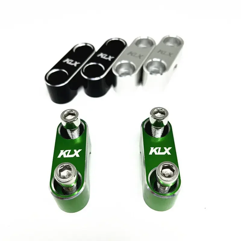 KLX Logo Hand Bar Clamp Cover Mount For KAWASAKI KLX 140 KLX140L 2008-2022