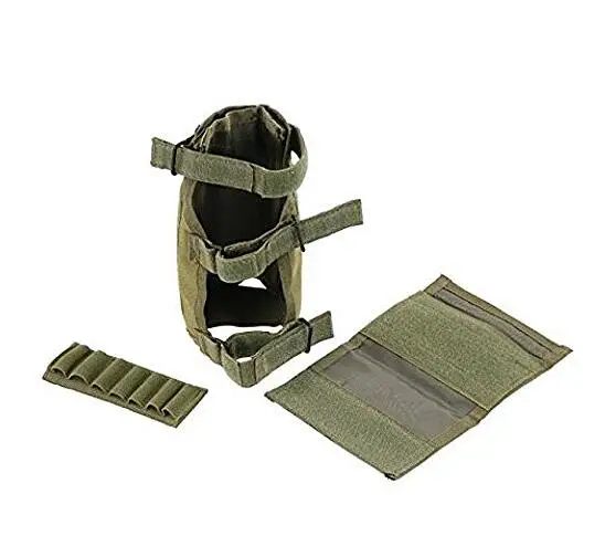 Adjustable Outdoor Tactical Butt Stock Rifle Cheek Rest Pouch Bullet Holder Nylon Riser Pad Ammo Cartridges Bag