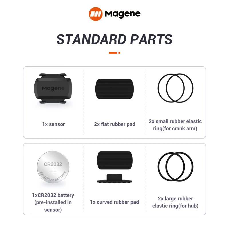Magene S3 + مستشعر إيقاع السرعة ANT + مقياس سرعة متوافق مع البلوتوث مستشعر مزدوج لجهاز كمبيوتر Garmin iGPSPORT XOSS Bryton #4