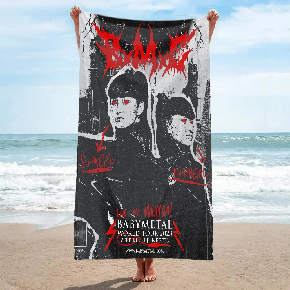 Babymetal Towel towel pattern beach towel quick drying and absorbent Pure Cotton basically never fade