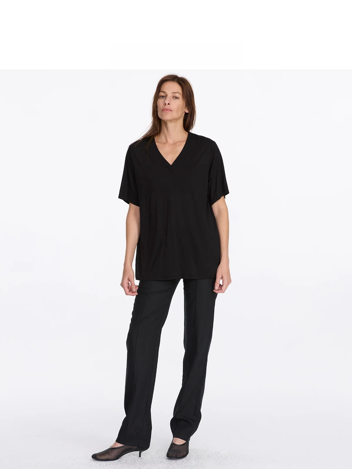 

Low Waist Straight Leg Casual Trousers Spring Summer Lyuocheng Women's Faion Pants Simple Commute Sle Long Zipper