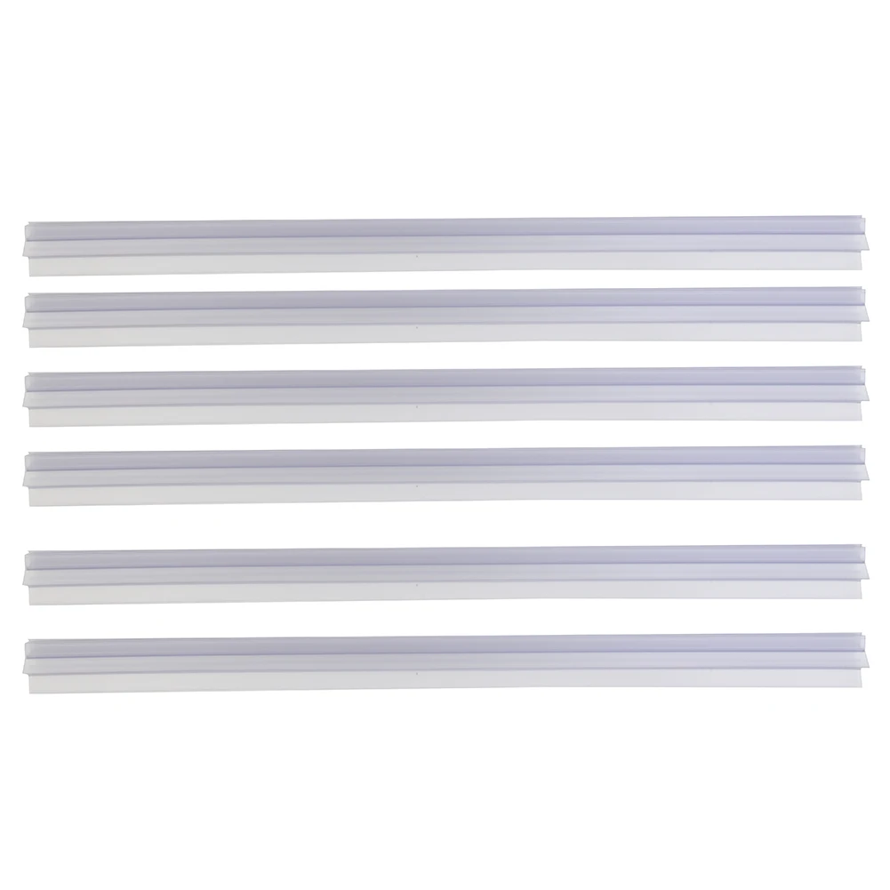 2pcs Water Deflector Non-slip Bath Shower Screen Door Sealing Strip Water Baffle Gap Window Seal Glass Door Weatherstrip