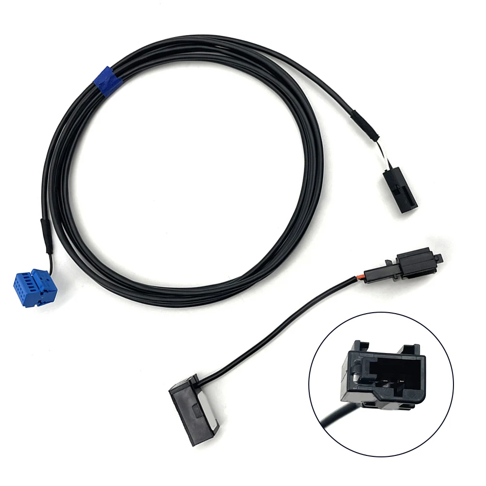Car Microphone Harness Cable Car Audio Installation 12V Power Supply ABS Material Non-Deformed Practical Design