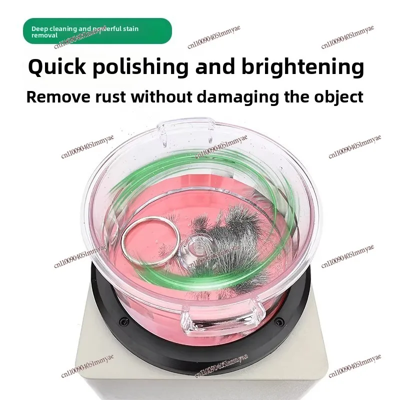 Magnetische Poliermaschine Gold und Silber Schmuck Zubehör Reinigung Metall Rost Aluminiumlegierung Entgraten