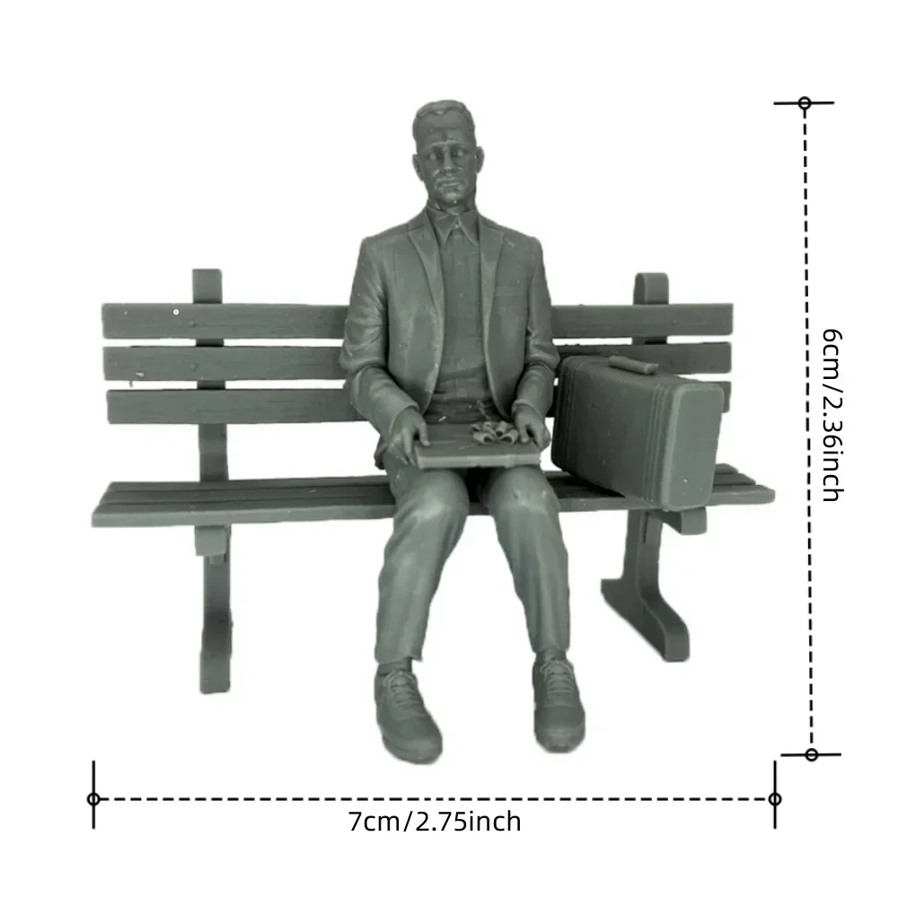 

Tom Hanks Unpainted 1/24 Resin Model Kit for Model Building Enthusiasts A374