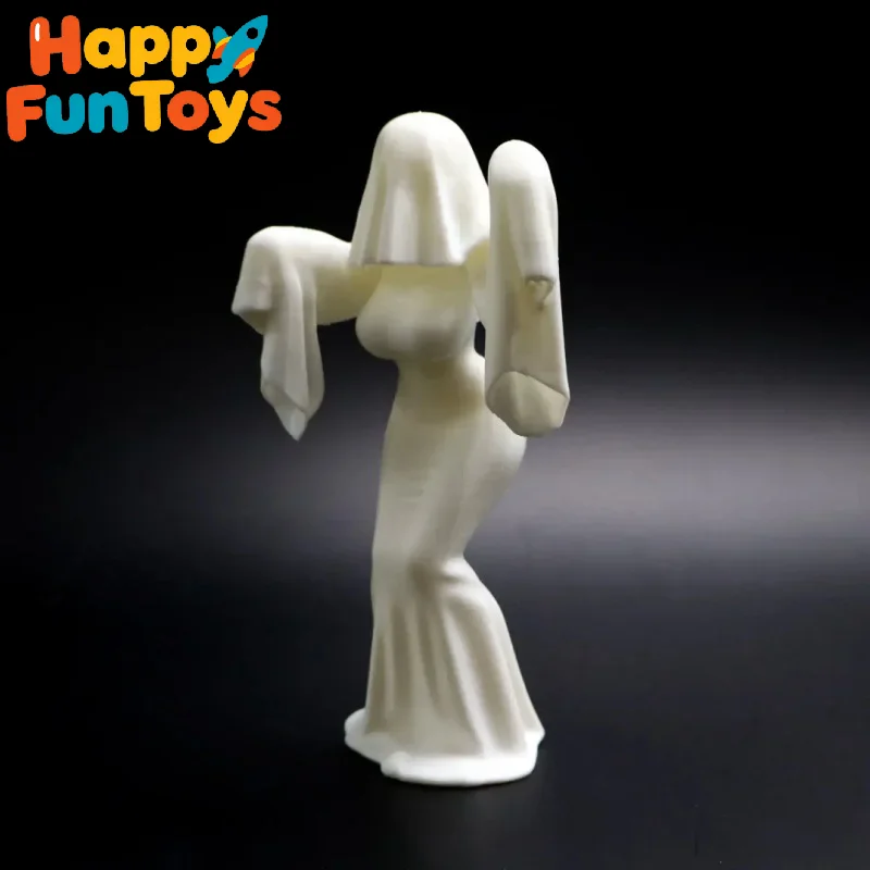

Female Ghost Creative Ornaments 3D Printing Process Ghost Funny Halloween Indoor And Outdoor Decoration Suitable for Collection