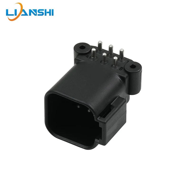 DTF13-6P New Energy Automotive PCB Header Connector PCB Mount Plug Match DT06-6S Wiring Harness Connector