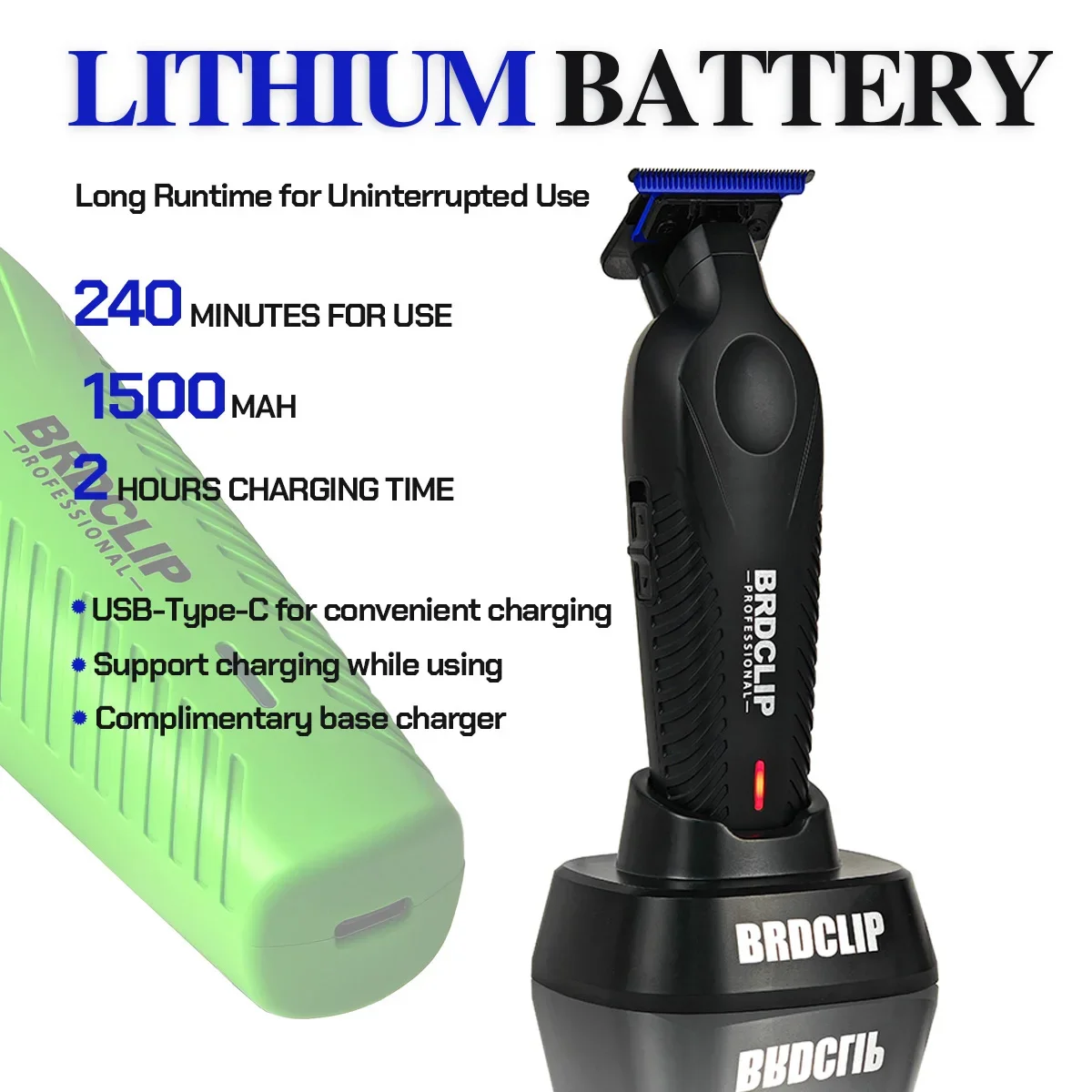 المهنية الرجال مقص الشعر فرش السيارات 9000 دورة في الدقيقة V195 DLC الأزرق بليد 9000 دورة في الدقيقة 9615 الشعر المتقلب ماكينة حلاقة كهربائية مجموعة الحلاق