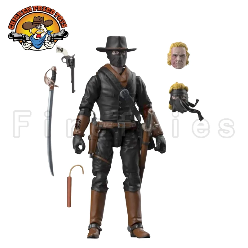 1/18 3.75inches Chicken Fried Toys Action Figure Dime Novel Legends Black Snake Anime Toy